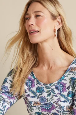 Hot Soft Essential Supima 3/4 Sleeve Tee I Tops