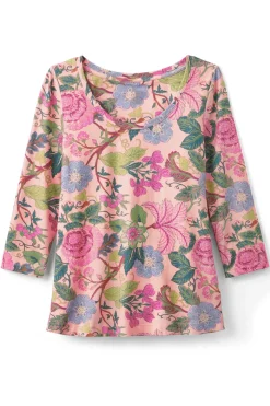 Hot Soft Essential Supima 3/4 Sleeve Tee I Tops