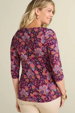 Hot Soft Essential Supima 3/4 Sleeve Tee I Tops