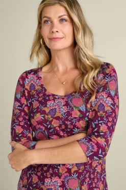 Hot Soft Essential Supima 3/4 Sleeve Tee I Tops