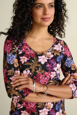 Hot Soft Essential Supima 3/4 Sleeve Tee I Tops