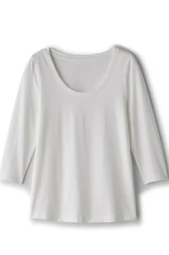 Hot Soft Essential Supima 3/4 Sleeve Tee I Tops