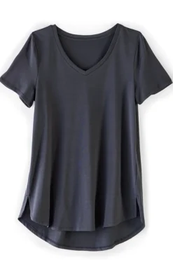 Discount Soft Essential Supima Isabel Short Sleeve Tunic Tops|Tunics & Leggings