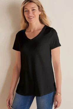 Discount Soft Essential Supima Isabel Short Sleeve Tunic Tops|Tunics & Leggings