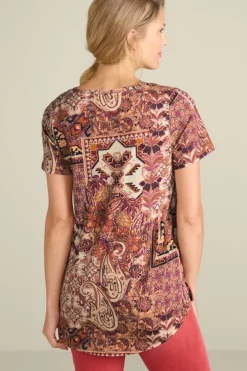 Discount Soft Essential Supima Isabel Short Sleeve Tunic Tops|Tunics & Leggings