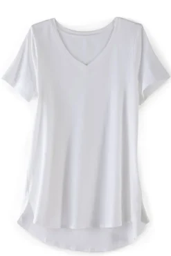 Discount Soft Essential Supima Isabel Short Sleeve Tunic Tops|Tunics & Leggings