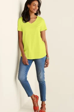 Discount Soft Essential Supima Isabel Short Sleeve Tunic Tops|Tunics & Leggings