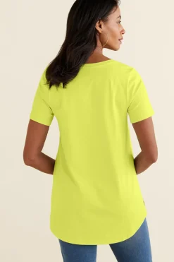 Discount Soft Essential Supima Isabel Short Sleeve Tunic Tops|Tunics & Leggings