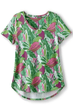 Discount Soft Essential Supima Isabel Short Sleeve Tunic Tops|Tunics & Leggings