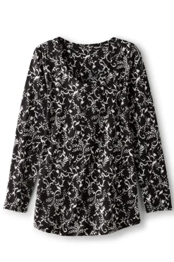 Online Soft Essential Supima Isabel Long Sleeve Tunic Tops