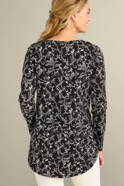 Online Soft Essential Supima Isabel Long Sleeve Tunic Tops