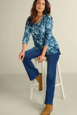 Online Soft Essential Supima Isabel Long Sleeve Tunic Tops