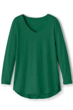 Online Soft Essential Supima Isabel Long Sleeve Tunic Tops
