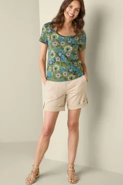 Discount Soft Essential Supima Short Sleeve Tee Tops