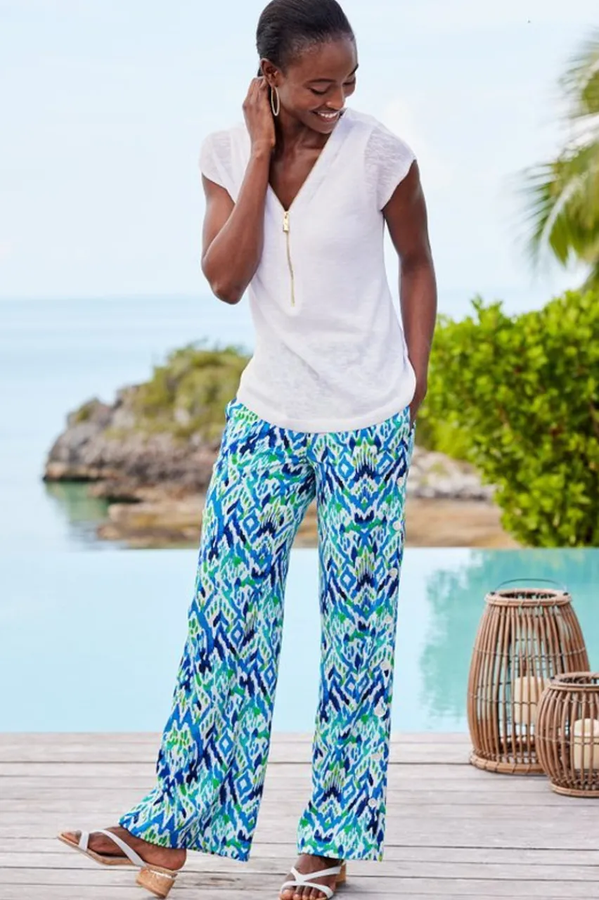 Online Sonoma Linen Blend Wide Leg Pants Pants