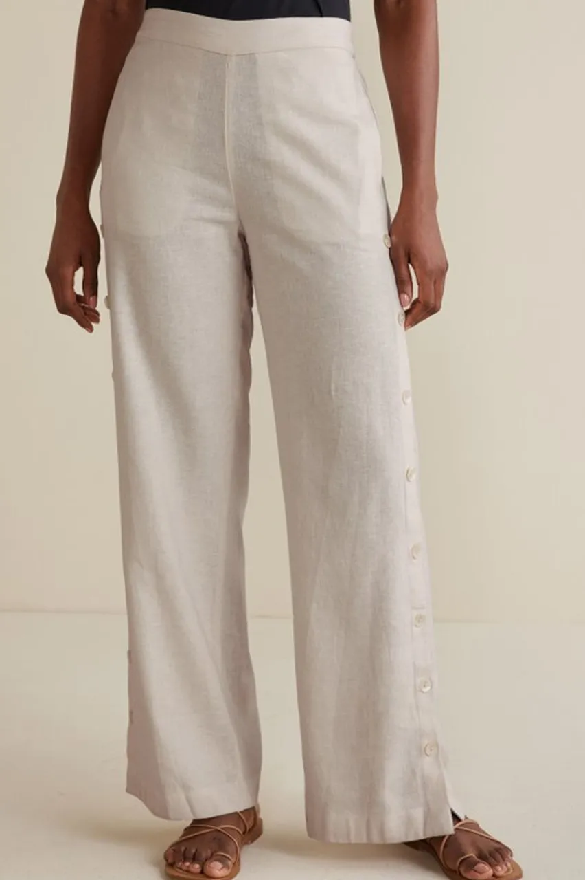 Online Sonoma Linen Blend Wide Leg Pants Pants