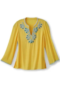 Discount Soraya Embellished Tunic Tops