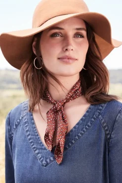 Best Sylvia Silk Square Scarf Scarves & Wraps