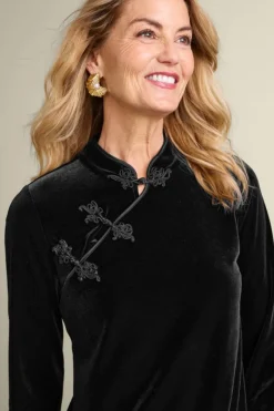 Sale Tai Velvet Tunic Tops