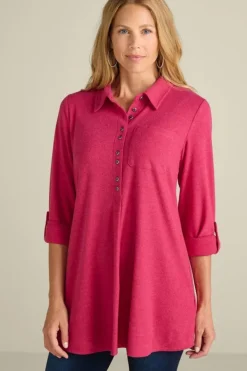 Discount Take It Easy Tunic Tops