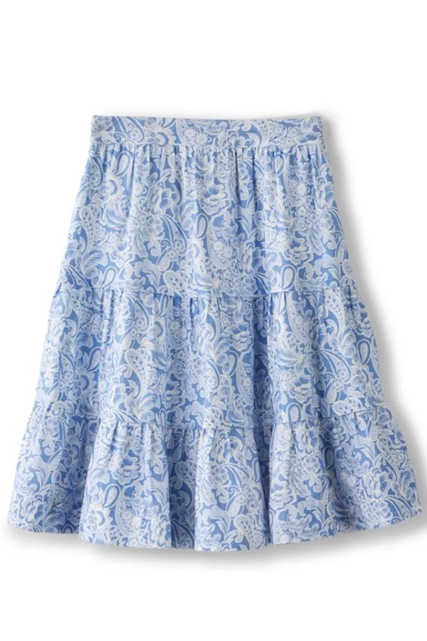 Clearance Talisa Linen Blend Skirt Skirts