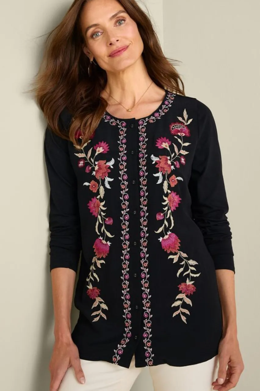 Clearance Talulla Embroidered Tunic Tops