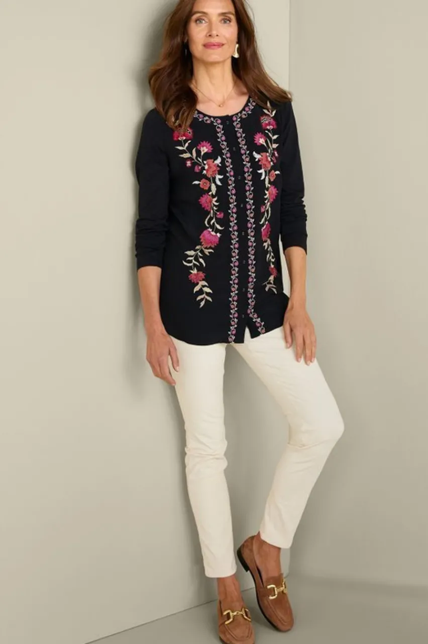Clearance Talulla Embroidered Tunic Tops