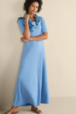 Online Textured Short Sleeve Santiago Dress Dresses