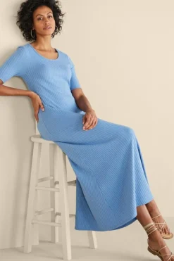 Online Textured Short Sleeve Santiago Dress Dresses