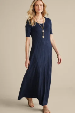 Online Textured Short Sleeve Santiago Dress Dresses