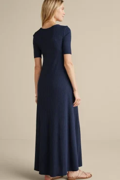 Online Textured Short Sleeve Santiago Dress Dresses