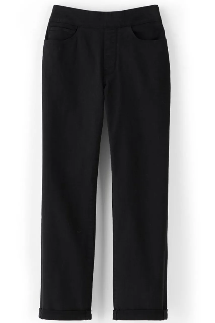 New The Ultimate Denim Pull-On Crop Jeans