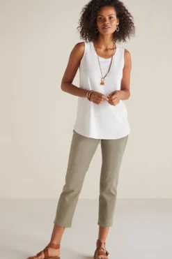 New The Ultimate Denim Pull-On Crop Jeans