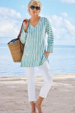 New The Ultimate Denim Pull-On Crop Jeans