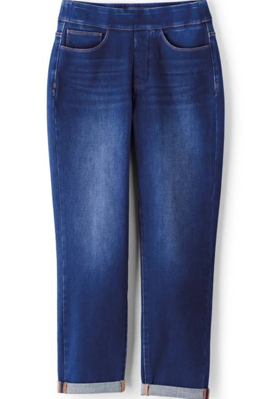 New The Ultimate Denim Pull-On Crop Jeans