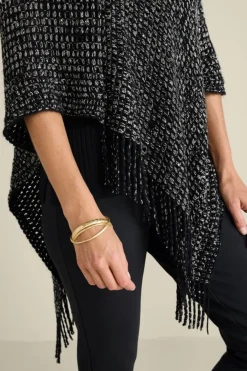 New Touch Of Sparkle Poncho Toppers|Jackets & Coats