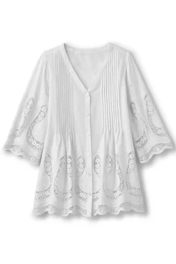 New Trella Eyelet Top Tops