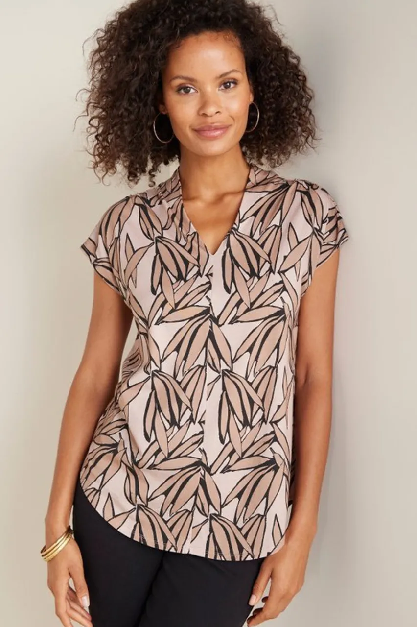Best Twilight Luau Printed Tunic Tops
