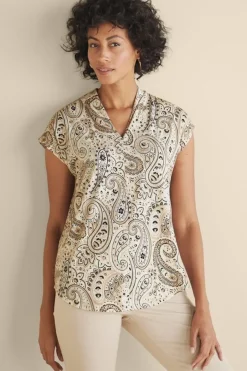 Best Twilight Luau Printed Tunic Tops