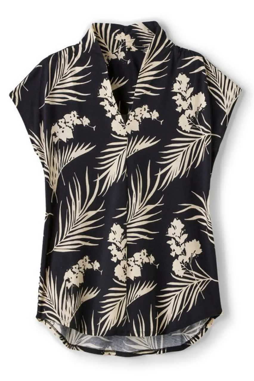 Best Twilight Luau Printed Tunic Tops