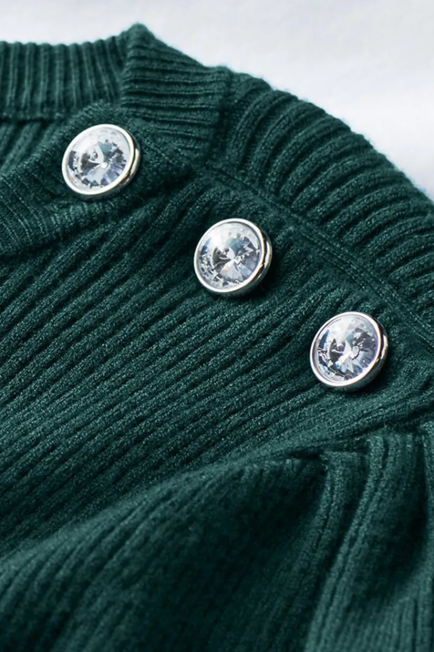 Best Tyla Button Shoulder Sweater Tops|Sweaters & Cardigans