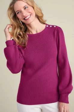 Best Tyla Button Shoulder Sweater Tops|Sweaters & Cardigans