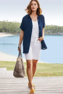 Discount Ultimate Denim Slim Leg Shorts Jeans|Pants