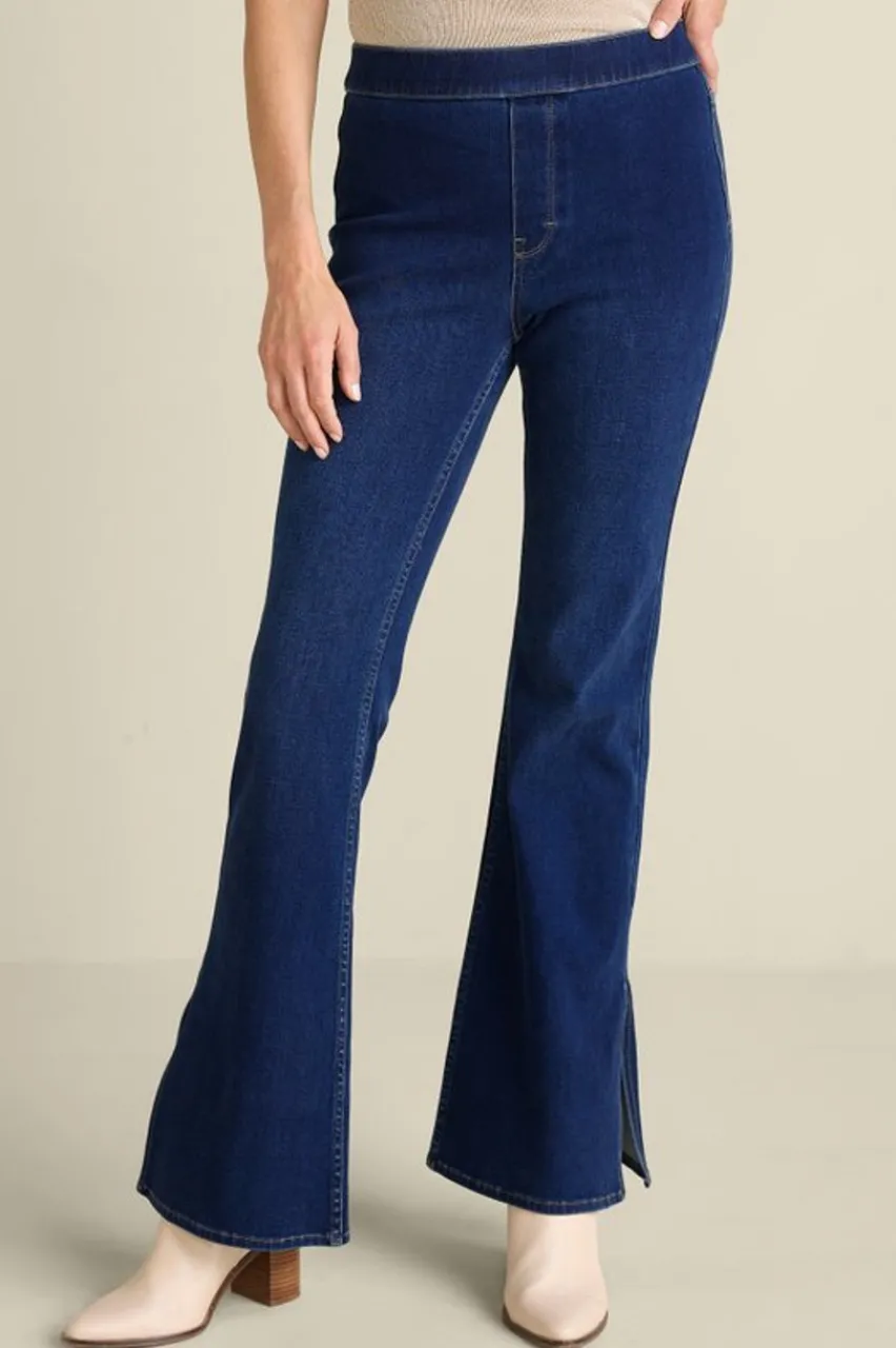 Best Ultimate Denim Slit Hem Flare Jeans Jeans