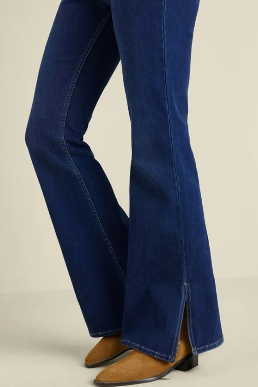 Best Ultimate Denim Slit Hem Flare Jeans Jeans