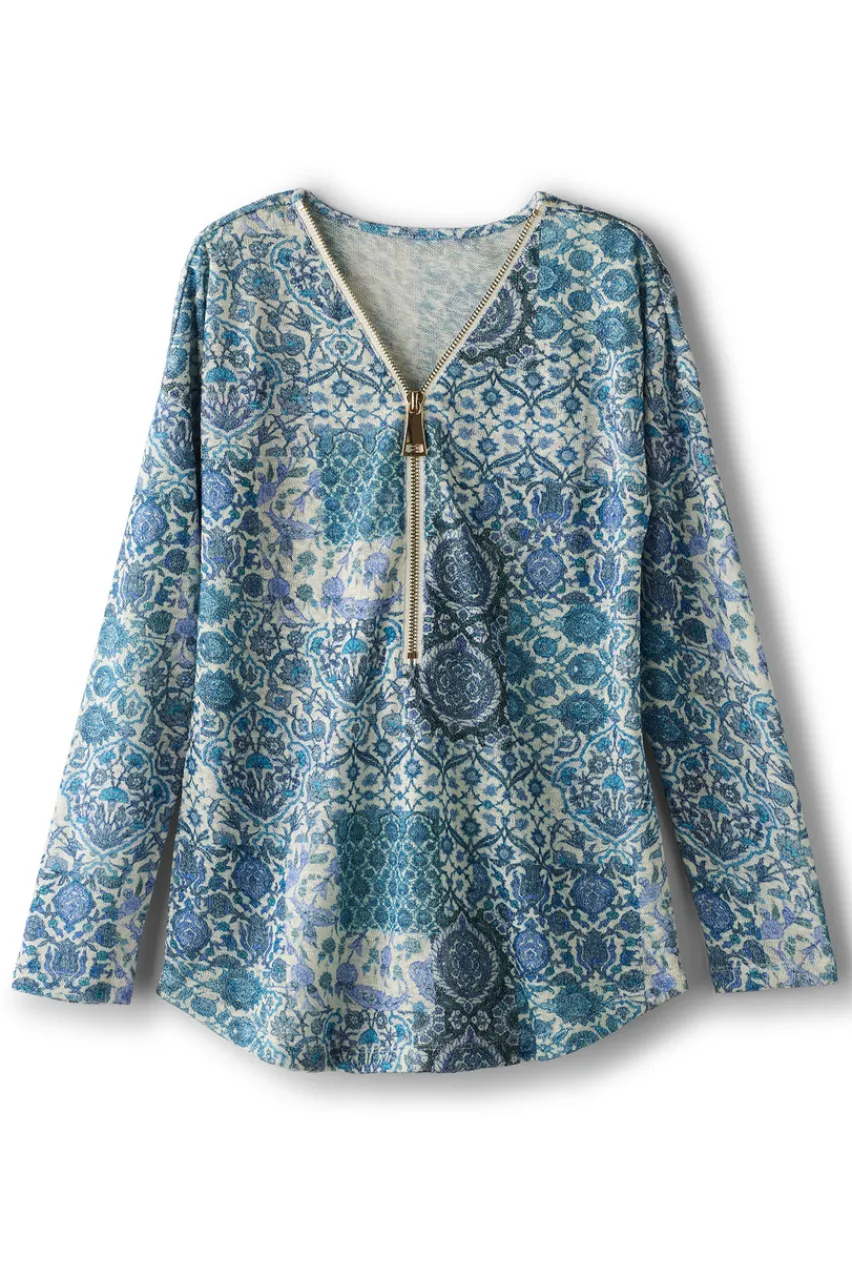 New Valentina Zip Sweater Tops|Sweaters & Cardigans