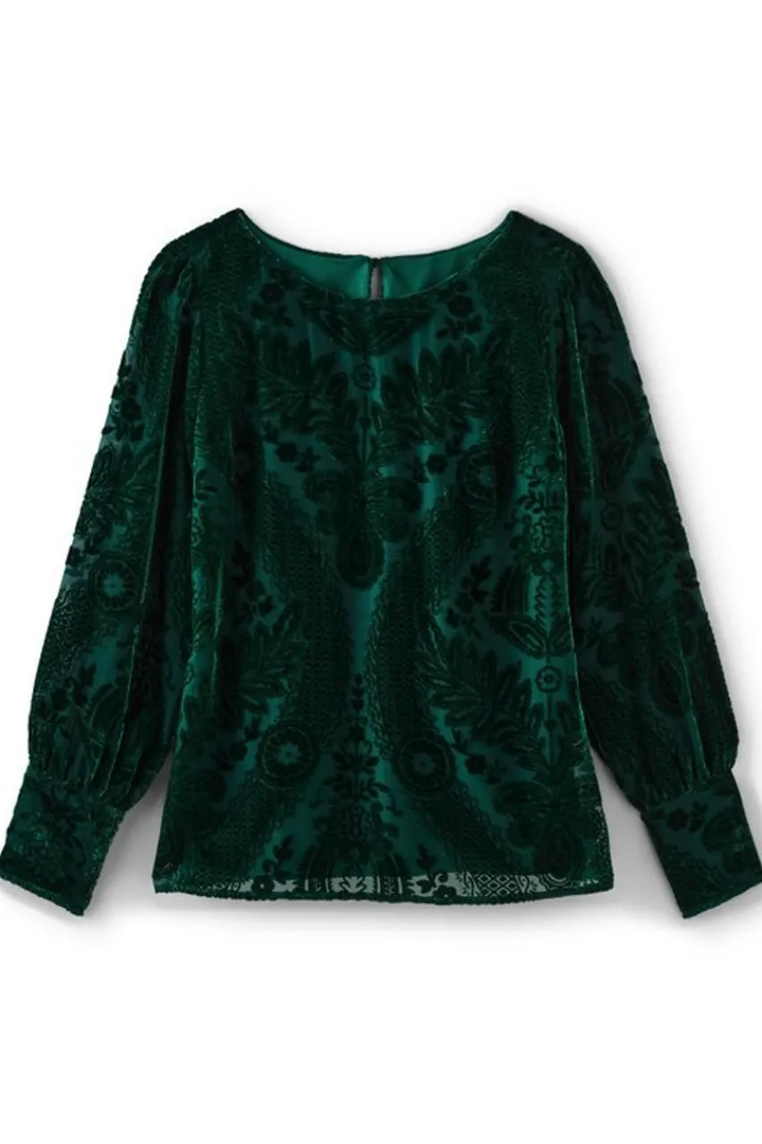 Clearance Vanetta Velvet Top Tops