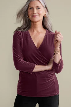 Outlet Velvet Alyssa Knit Top Tops