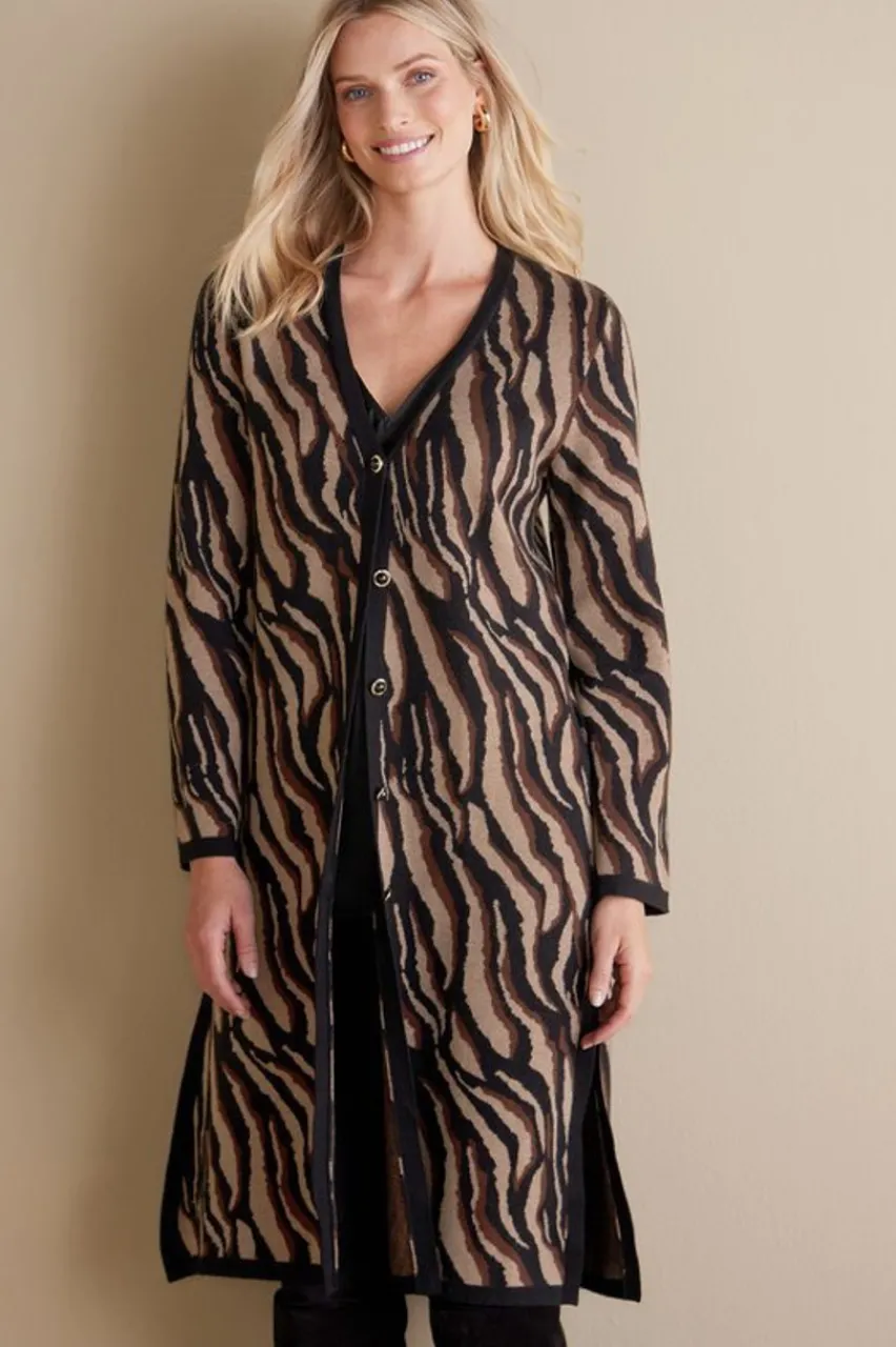 Discount Veronica Jacquard Cardigan Sweaters & Cardigans