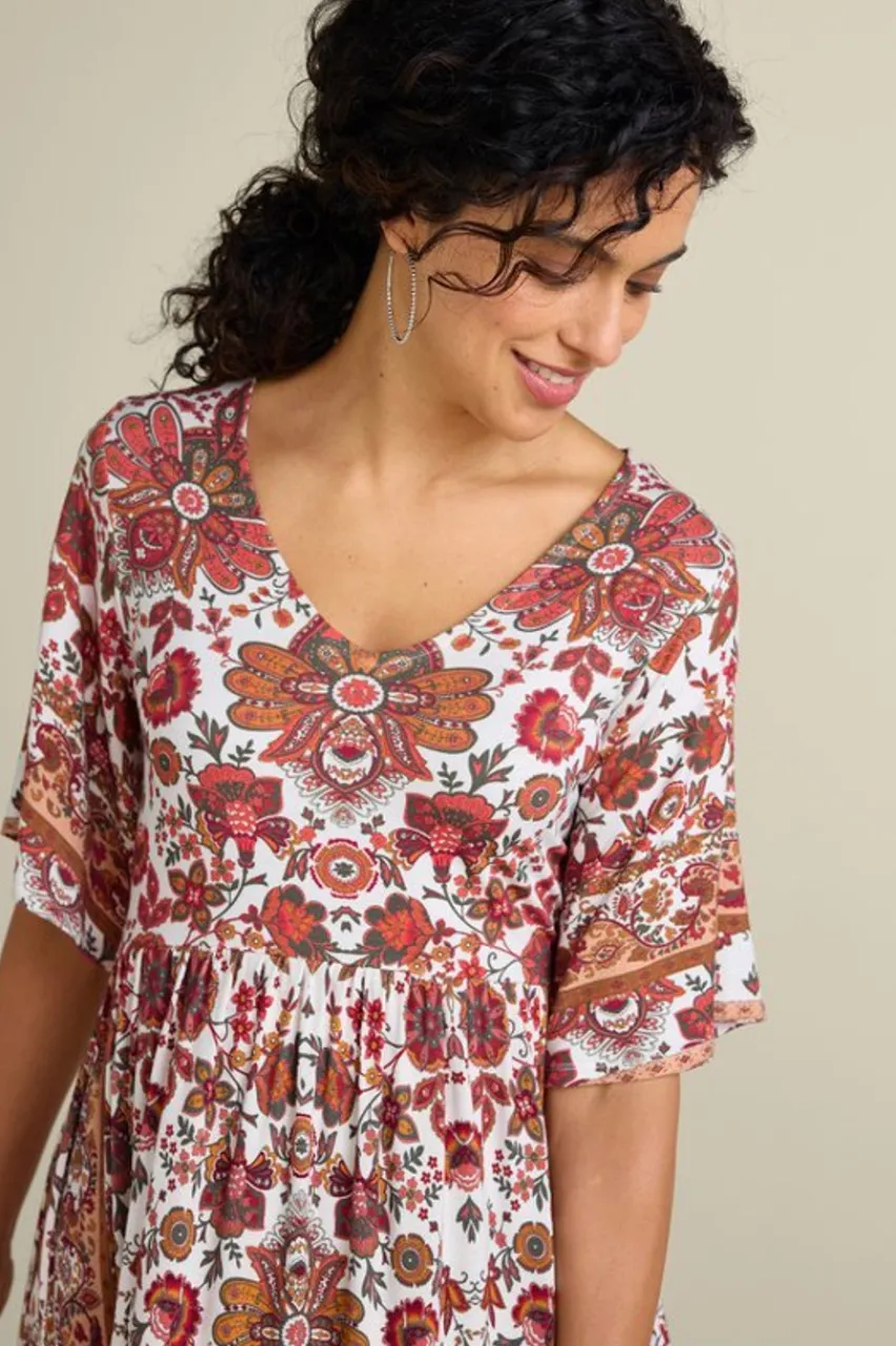 Best Vina Short Sleeve Tunic Tops|Tunics & Leggings